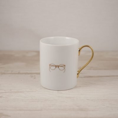 Taza de porcelana blanca vajillas de ultramar