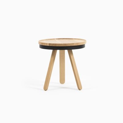 Mesa auxiliar con bandeja woodendot