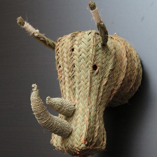 Rinoceronte de esparto. Artesania de España