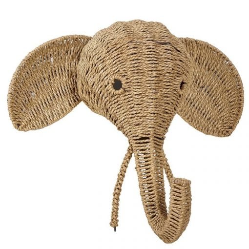 Cabeza elefante de paja Cabeza elefante de paja
