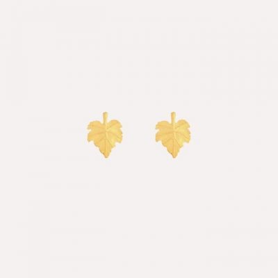 Pendientes hoja de parra
