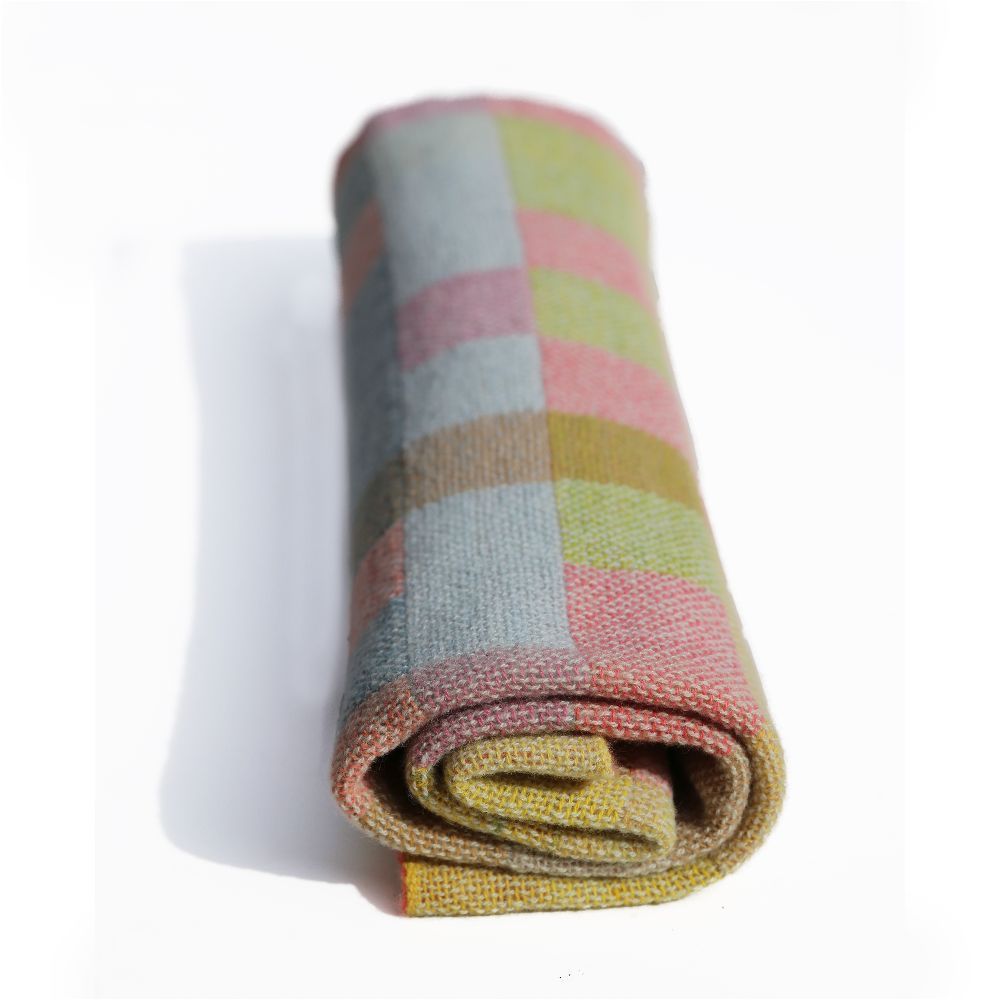 Manta para bebé de lana artesanal anna champeney