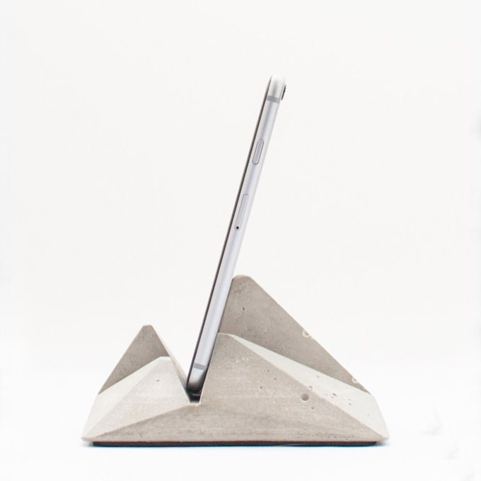 soporte de cemento para smartphone y tablet oitenta coolmaison