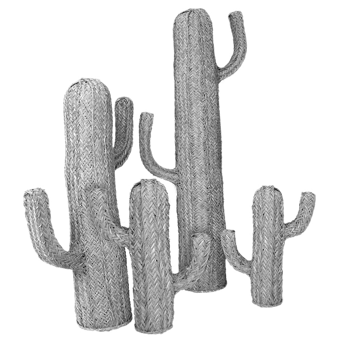 alfombras de mimbre Alfombras y figuras en mimbre, artesanía coolmaison