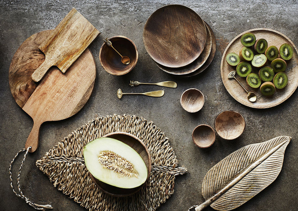 Trucos para vestir la mesa con bajoplatos de fibras vegetales
