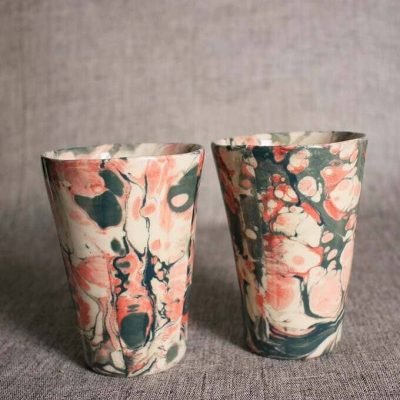 Vaso pintado a mano Aguas Vaso pintado a mano Aguas